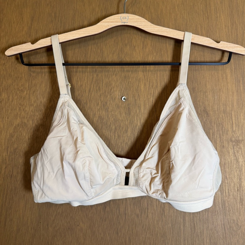 Lively Cream Triangle Bralette Soft Comfort size 2
